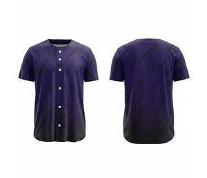 เสื้อเบสบอลแบบซับลิเมชั่นสั่งทำพิเศษ ผู้จัดจำหน่ายขายส่ง |   ชุดเบสบอลทีมพร้อมโลโก้และหมายเลขแบบกำหนดเอง |   ฐานผ้าโพลีเอสเตอร์ที่ระบายอากาศได้ดี - Product Image 1