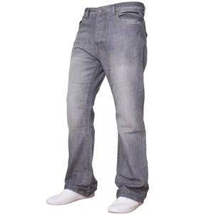 Jeans pour hommes, coupe large, évasée, en denim, avec poches à rabat, pantalon décontracté, très vendu, de haute qualité, léger - Product Image 2