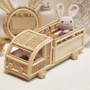 Camions jouets pour enfants en gros : véhicules roulants durables en rotin pour le jeu des enfants - Product Image 5