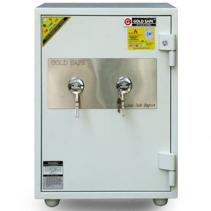 WELKO Electronic <b>Safes</b> with Key Lock Anti-theft & Fireproof 1000-1200C Brown Stainless Steel Home & Commercial Use - Product Image 3