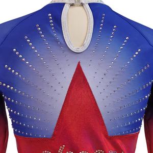 Falda de Uniforme de Porristas de Poliéster 100% Estampada de Alta Elasticidad para Competición Deportiva - Product Image 4