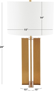 Modern Luxury Gold Oval <b>Table</b> Lamp Nordic <b>LED</b> <b>Bedside</b> Light with Fabric Shade for Hotel Bedroom Living Room Home Decor - Product Image 4