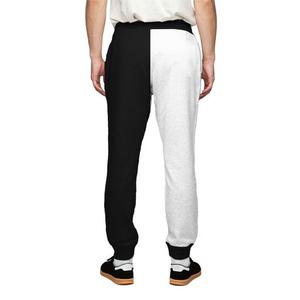Men's Color Blocked Sweatpants Elastic Waist Drawstring Casual Joggers Spliced Design Midweight Cotton Pants Autumn Wear - Product Image 2