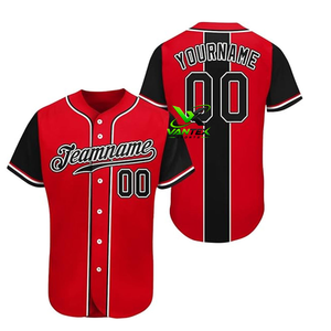 Camiseta de Béisbol Vantex Deportiva Personalizada de Poliéster Sublimado con Patrón de Salpicaduras de Pintura Coloridas, Transpirable, Uniforme Unisex para Adultos - Product Image 4