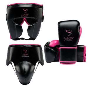 Brand New Professional Leather Fly <b>Sparring</b> <b>Set</b> <b>Boxing</b> Kickboxing Muay Thai Training Custom Handmade in Pakistan OEM <b>Boxing</b> Gear - Product Image 1