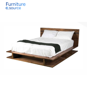 Top Trending Bed Queen-Cadre de lit de conception de stockage multifonctionnel en bois massif-De l'usine VietNam - Product Image 2