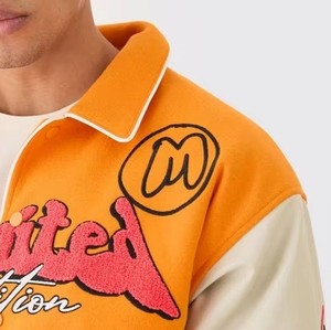 Premium Embroidered <b>Leather</b> <b>Jacket</b> Custom Motorcycle Fashion Coat Genuine <b>Leather</b> OEM ODM Wholesale Sample Service Available - Product Image 6