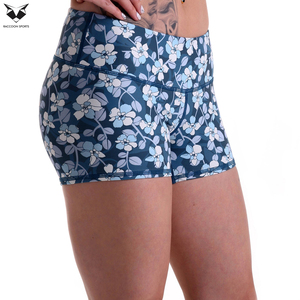 Shorts de Sublimación para Mujer, Color Azul, Producto de la Más Alta Calidad, Crea Tu Propio Diseño, Shorts Deportivos para Mujer - Product Image 4