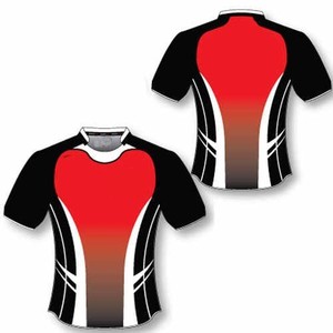 Men's Sublimated Rugby Uniform Gray Black Crew Neck Shorts Breathable Moisture Wicking Drawstring Shorts All Winter Rugby Wear - Product Image 6