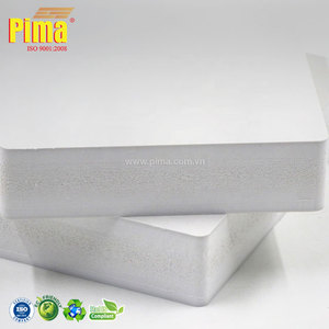 30mm <b>Thick</b> White PVC WPC Foam Board <b>Sheet</b> 0.6 G/cm3 Density Non Toxic Celuka <b>Plastic</b> Furniture Cladding Panels - Product Image 2