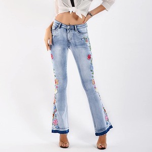 Ladies Flare Pants High <b>Waist</b> Stretch Bell Bottom Trousers Wide Leg Yoga Pants Casual Fashion Street Style Clothing - Product Image 1