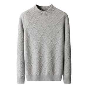 High Quality Customized Men's Winter <b>Pullover</b> <b>Sweater</b> Breathable Anti-Wrinkle Knitted Casual Wear Plus Size Anti-Shrink Front - Product Image 6