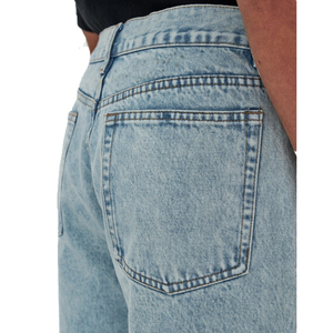 Men Premium Denim Shorts Mid Straight ODM Washed Cotton <b>Stretch</b> Casual Streetwear Summer Distressed Fashion <b>Cargo</b> Bottoms - Product Image 3