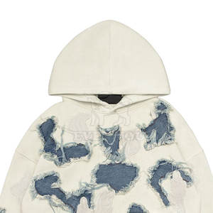 Sudaderas con capucha estilo distressed de primera calidad, nuevo diseño, 100% algodón, para sudaderas con capucha estilo distressed. - Product Image 5