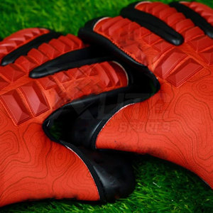 Nouveaux Gants de Gardien de But Personnalisés pour l'Entraînement en Extérieur, Impression du Nom de l'Équipe, Paume en Latex, Dos de la Main Rembourré, Antidérapant, Sangle de Poignet Réglable - Product Image 3