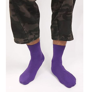 Paquete de 10 Calcetines Deportivos Morados |   Calcetines de algodón suave para uso diario |   Calcetines Casuales Cómodos |   Calcetines Lisos Unisex |   Conjunto de Calcetines al por Mayor - Product Image 1