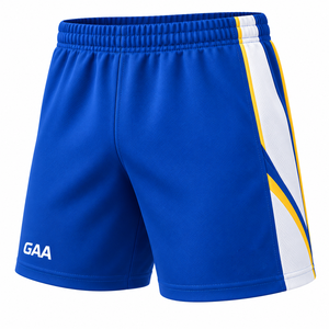 Pantalones Cortos de Entrenamiento de Fútbol Gaélico Unisex con Cintura Elástica Personalizada, 100% Poliéster, Venta al Por Mayor, Proveedor OEM ODM - Product Image 6