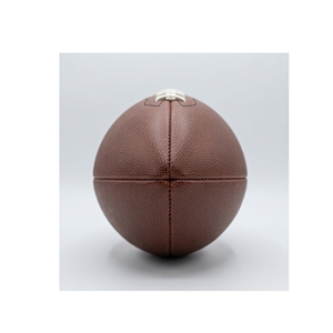 Ballon de football américain professionnel en cuir PU de haute qualité, marron, durable, portable, avec logo personnalisé, pour l'entraînement sportif - Product Image 5