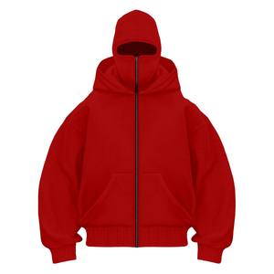 Men's 100% Cotton Full <b>Zip</b> Hoodie Fleece Sweatshirt Regular Fit <b>Zip</b> Up <b>Hooded</b> Jacket for Winter Casual Wear - Product Image 2