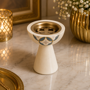 Luxurious Resin Bakhoor Burner Incense Holder Set With Tray Ramadan Eid Gift Arabic Oud Burner Handmade <b>Home</b> Decor Accessory - Product Image 3