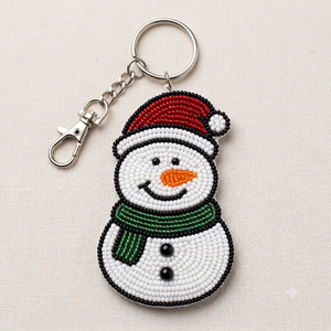 Beaded Turtle Keychain Green Brown Natural Style Bag Charm Accessory - Product Image 6