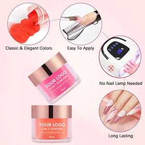 KUDAN <span class=keywords><strong>Kit</strong></span> d'extension d'ongles professionnel transparent en poudre <span class=keywords><strong>acrylique</strong></span> polymère coloré 15g - Product Image 5