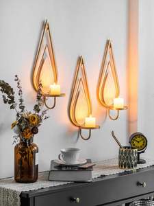 Modern Black Matte Metal Candle Holder Unique Oval Loop Design Minimalist Taper Stand For Nordic Home Tabletop Decor - Product Image 2