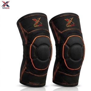 Genouillère de soutien professionnelle en polyester, coton et nylon, respirante, légère, flexible, équipement de protection sportive unisexe - Product Image 6
