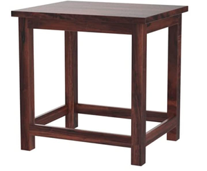 Tabouret en bois artisanal, banc de siège en bois massif, décoration rustique pour la maison, meubles pour salon, chambre, cuisine et balcon - Product Image 1