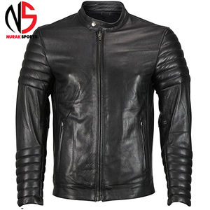 Veste en cuir de mouton de qualité supérieure, style personnalisé, nouvelle collection 2026, veste en cuir de qualité supérieure pour homme, veste noire pour homme, produit de qualité supérieure - Product Image 3