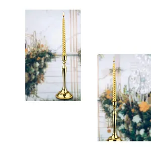 Electroplated Gold Handmade Candle <b>Holder</b> Premium Designer AccessoriesTapered <b>Brass</b> <b>Candlestick</b> <b>Holder</b> for Home Decoration - Product Image 4