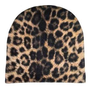 Bonnets d'hiver personnalisés pour femmes, impression par sublimation, bonnet en tricot à revers, impression numérique, bonnet skull cap - Product Image 3