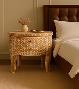 Table console moderne sur mesure en os incrusté, artisanale et haut de gamme, pour chambre à coucher et appartement, par f s International, de l'Uttar Pradesh - Product Image 3