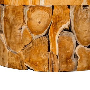 Mesa de Centro ARTERRA Premium de Raíz de Teca Rústica, Hecha a Mano por Artesanos, con Textura Natural de Teca, Mueble para Sala de Estar - Product Image 5