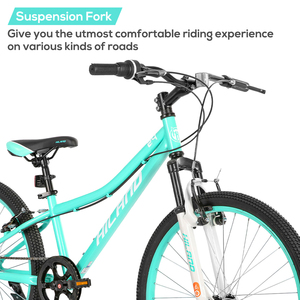 Bicicleta Infantil JOYKIE HILAND 24 Polegadas em Aço Hi-Ten 90% SKD Freio V Duplo 7 Velocidades Câmbio Traseiro Pedais com Rolamento de Esferas - Product Image 3