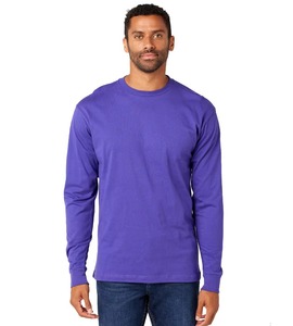 Camisetas de Hombre 100% Algodón de Alta Calidad OEM ODM Personalizadas, Manga Larga, Logotipo Bordado Personalizado, Impresión por Sublimación, Camisetas al por Mayor - Product Image 1