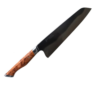 Burraq Ecommerce Custom Handmade NEW Carbon Steel Chef <b>Knife</b> 8 Inch Blade 3.0mm Thickness Beautiful Wood Handle Sheath Gift - Product Image 3