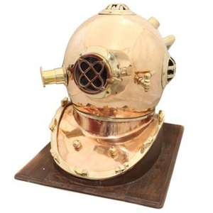 Casco de Buceo de Cobre y Latón, Estilo Vintage, para Buceo en Aguas Profundas, para el Hogar y Coleccionables Náuticos - Product Image 4