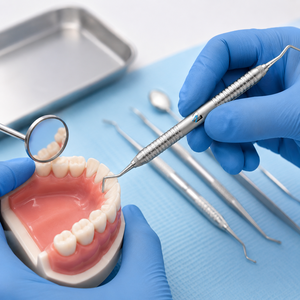 เครื่องมือทันตกรรมแบบมือถือ รุ่น Premium Dental 44S Off Angle Enamel Hatchet ผลิตจากเหล็กกล้าไร้สนิมเกรดทางการแพทย์ สำหรับงานบูรณะฟันอย่างแม่นยำ - Product Image 4