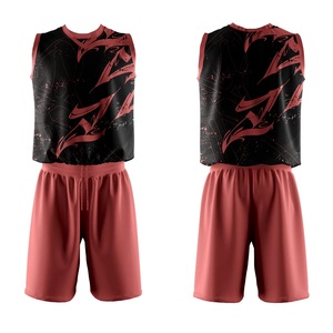 Ensembles d'uniformes de volley-ball pour hommes, entièrement sublimés, à séchage rapide, de haute qualité, 100 % polyester 240g, col en V pour adulte - Product Image 1