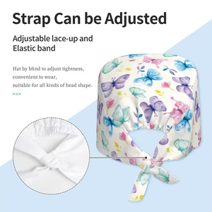 Vente Chaude – Nouveau Design Personnalisé – Bonnet Chirurgical en Polyester à Nouer – Couvre-Chef d'Infirmière Respirant et Confortable à Séchage Rapide pour Hôpital - Product Image 6
