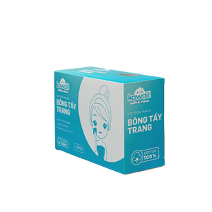 Tampons démaquillants jetables en coton non tissé Kawaii, en viscose, sans peluches, forme rectangulaire, doux, pour le soin du visage, usage adulte - Product Image 1