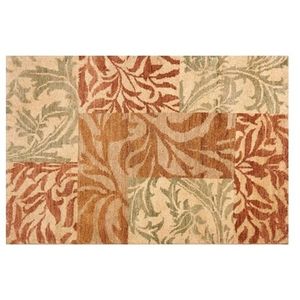 Best Selling Products Patchwork Floral Area Rug Rectangle Transitional Style Tufted Polypropylene Stain Resistant Living Room - Product Image 6