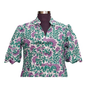 Elegante Vestido Midi de Verano para Mujer, Estilo Boho, Dulce, Natural, Vintage, Floral, Casual, de Manga Corta, Línea A, Lavable - Product Image 3