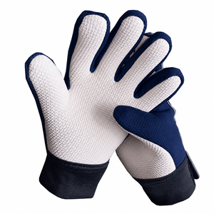 Guantes de portero de fútbol, de dedo completo, antideslizantes, transpirables, de poliéster y goma, unisex, equipo deportivo para partidos y entrenamiento. - Product Image 1
