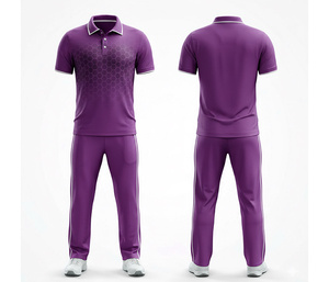 Breathable Sublimation <b>Cricket</b> Apparel for Clubs & Teams | Men Women Youth <b>Cricket</b> Wears Polo Shirt and Trouser Full Team - Product Image 5