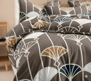 Juego de Sábanas Ajustables de Microfibra Venti King Size con Estampado de Rayas, 400 Hilos, 3 Piezas con Fundas de Almohada para Uso Hospitalario y Hotelero - Product Image 2