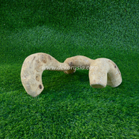 Décoration de terrarium en bambou sculpté à la main (30 cm) style animal, pour reptiles, jungle gym, vivariums et enclos, décoration intérieure