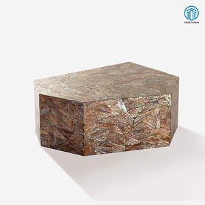 Table basse en perles de nacre, meubles en mosaïque de conception moderne, incrustation, fabriquée au Vietnam, vente en gros - Product Image 2