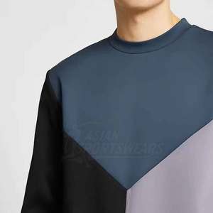 Advanced Embroidered 100% Cotton Sportswear Breathable Men Sweatshirt <b>Warm</b> <b>Fleece</b> Moisture Control Flexible Training Outfit High - Product Image 4